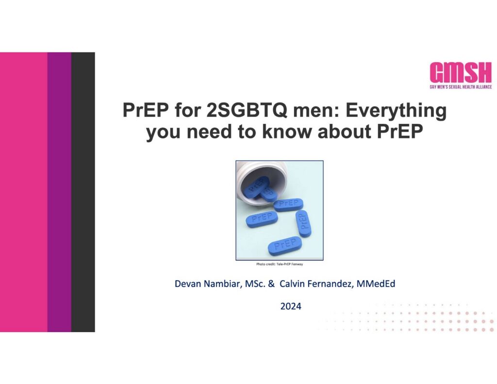 关于 PrEP 的所有信息：幻灯片和常见问题解答
