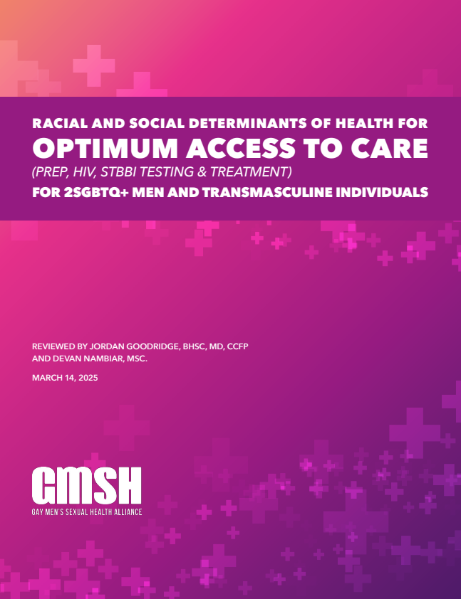 Racial and social determinants in sexual healthcare access for queer masculine folks