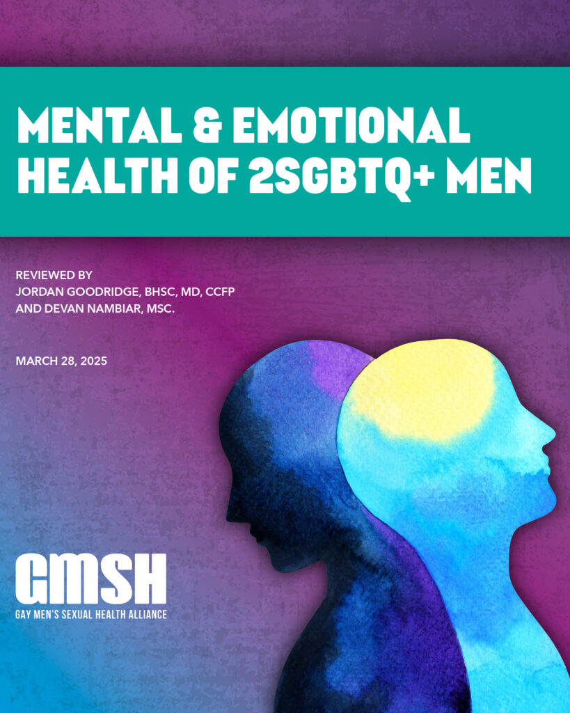 Mental & Emotional Health of 2SGBTQ+ Men